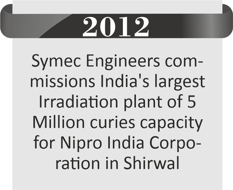 India's Largest Irradiation Plant built by Symec Irradiation Pvt. Ltd.