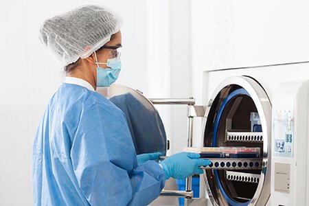 Sterilization of surgical instruments